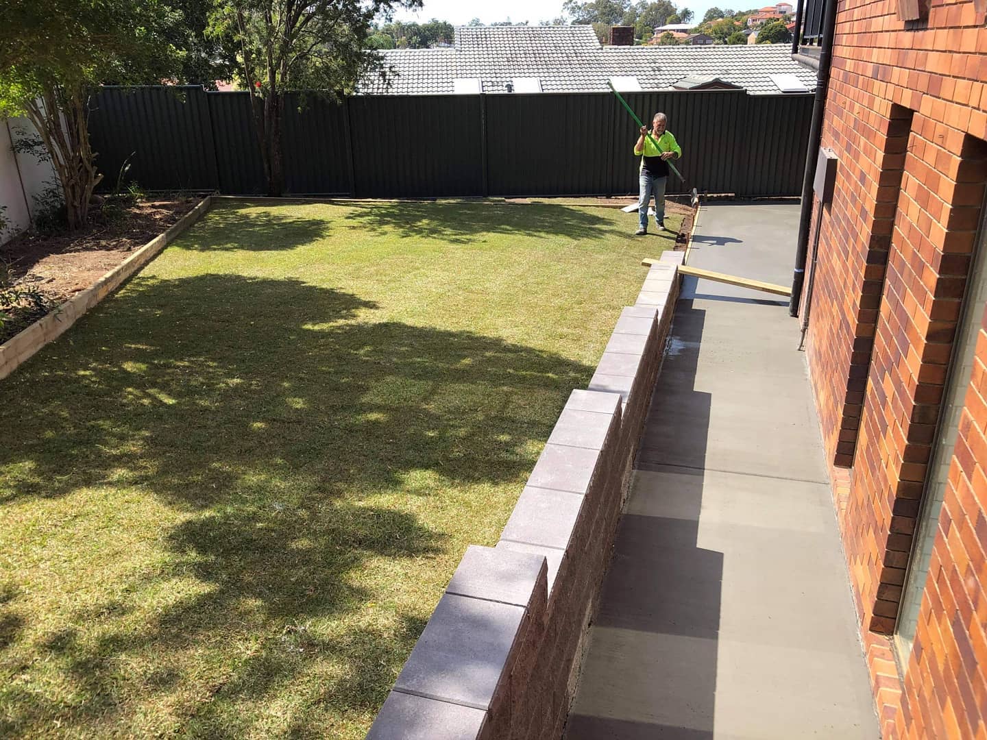 Full Drainage System Installed: Belmont Side Yard Transformation by Rogers Little Loaders