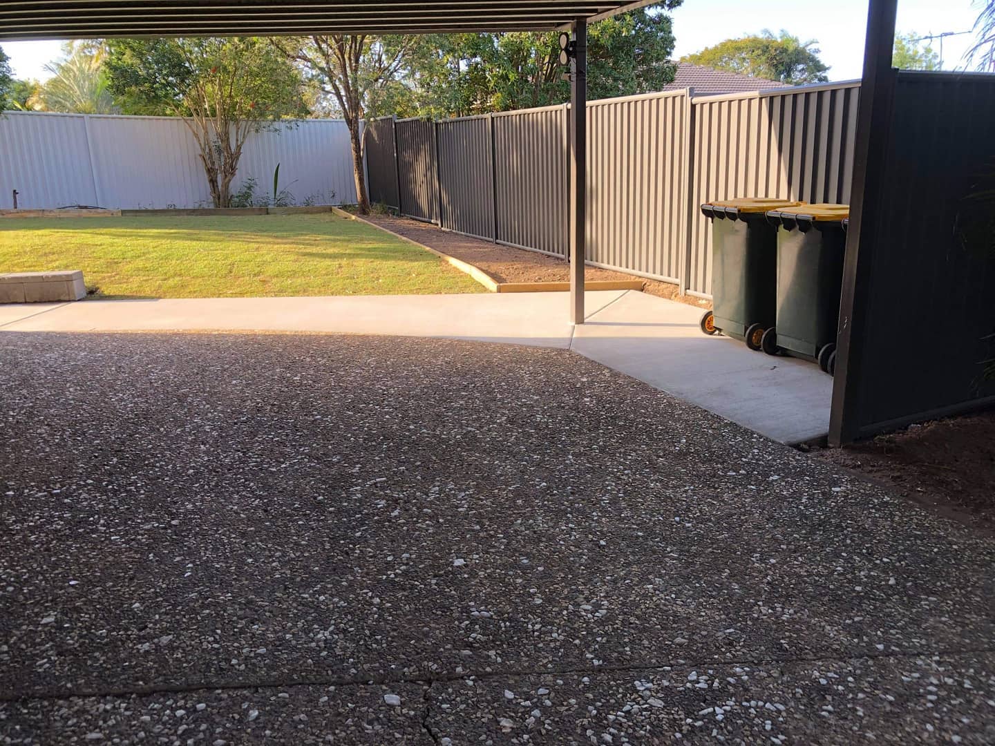 Full Drainage System Installed: Belmont Side Yard Transformation by Rogers Little Loaders