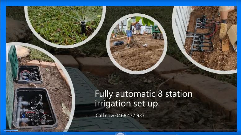 Fully Automatic 8 station Irrigation SetupVideo