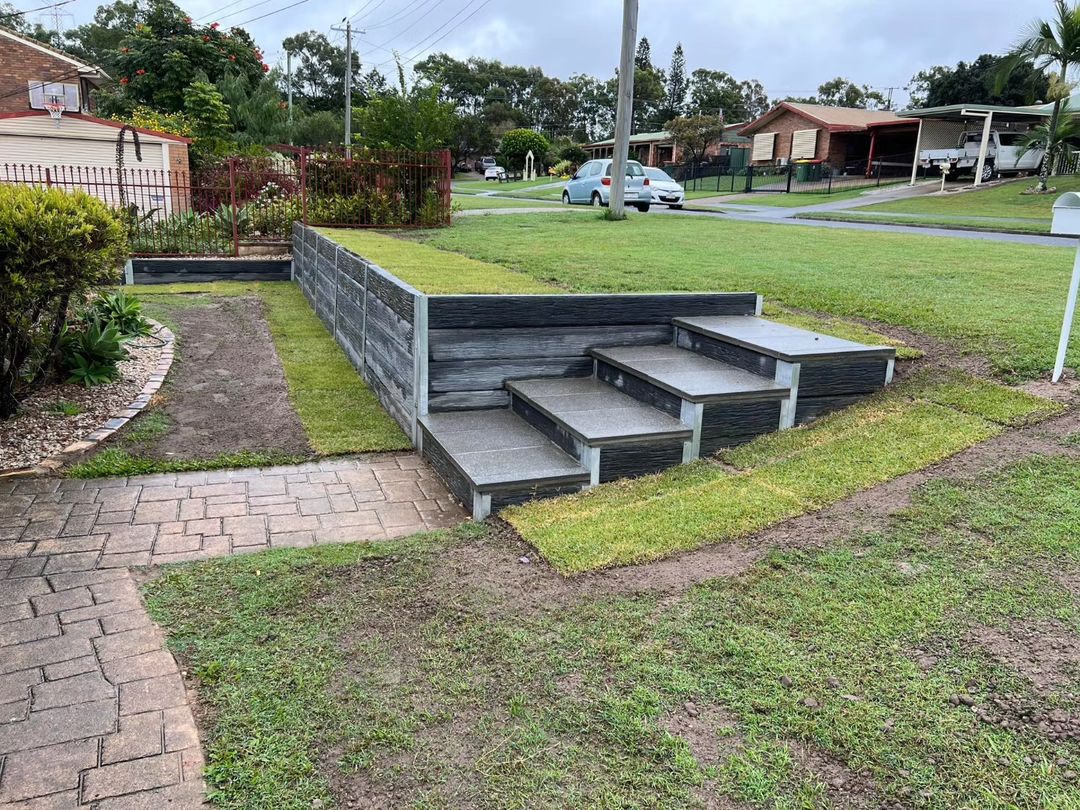 Steep Front Entry Landscaping Solutions Rogers Little Loaders